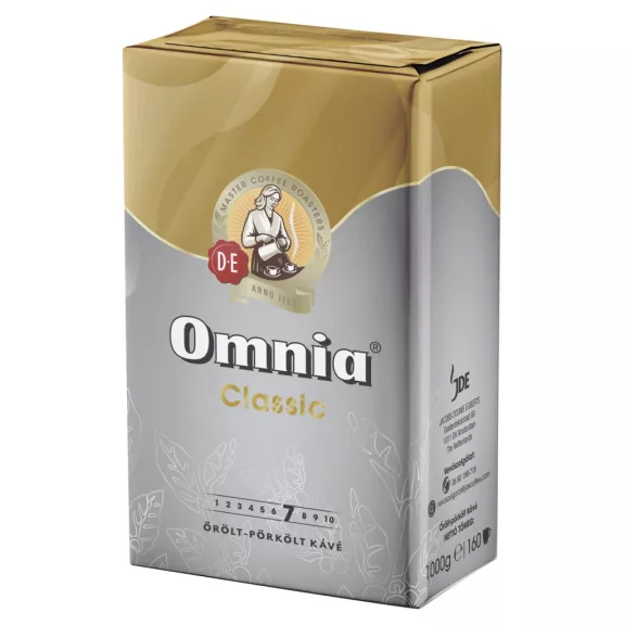 Douwe Egberts Omnia Classic őrölt pörkölt kávé 1 kg Douwe Egberts Omnia Classic őrölt pörkölt kávé 1 kg