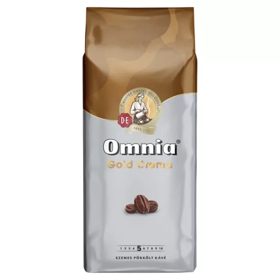 Douwe Egberts Omnia Gold Crema szemes pörkölt kávé 1 kg Douwe Egberts Omnia Gold Crema szemes pörkölt kávé 1 kg