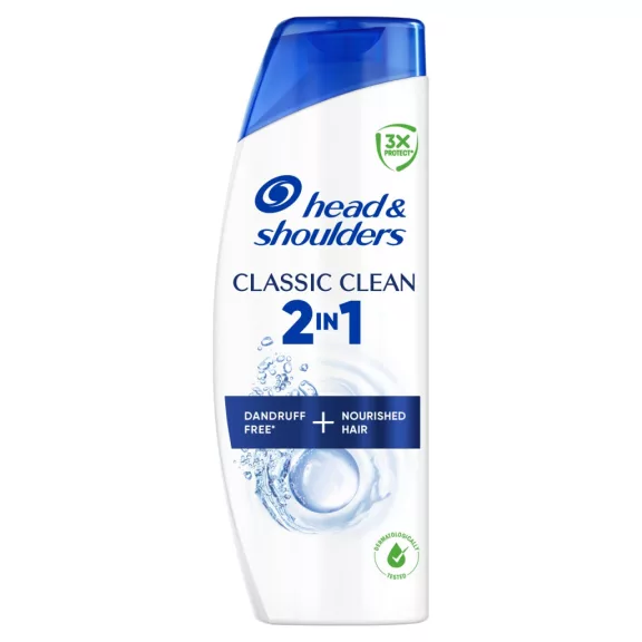 Head & Shoulders Classic Clean 2in1 korpásodás elleni Sampon és Balzsam 400 ml Head & Shoulders Classic Clean 2in1 korpásodás elleni Sampon és Balzsam 400 ml