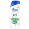 Head & Shoulders Menthol Fresh 2in1 korpásodás elleni Sampon és Balzsam 400 ml