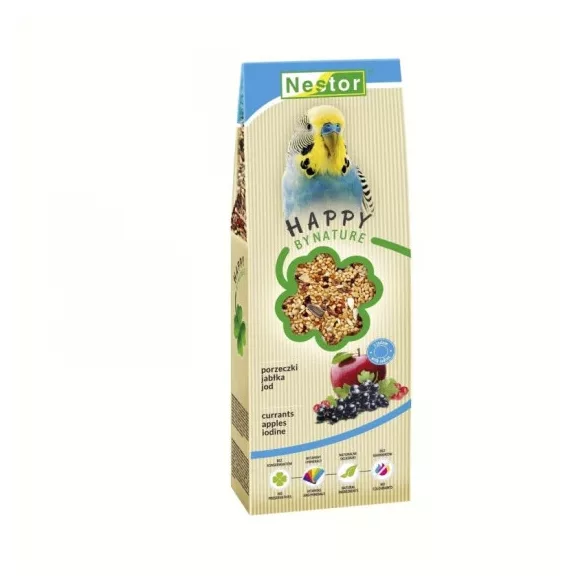 Nestor Eledel Hullámos papagájnak Jód + Gyümölcs 700ml 500g Nestor Eledel Hullámos papagájnak Jód + Gyümölcs 700ml 500g