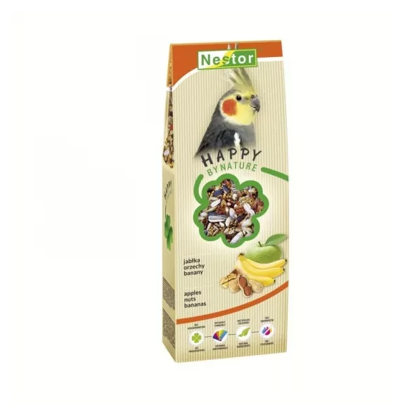 Nestor Eledel Közepes Méretű Papagájnak Gyümölcs + Magok 700ml 500g Nestor Eledel Közepes Méretű Papagájnak Gyümölcs + Magok 700ml 500g