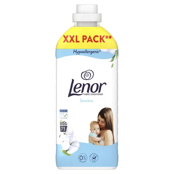 Lenor Sensitive Hipoallergén textilöblítő 1491 ml 71 mosás Lenor Sensitive Hipoallergén textilöblítő 1491 ml 71 mosás