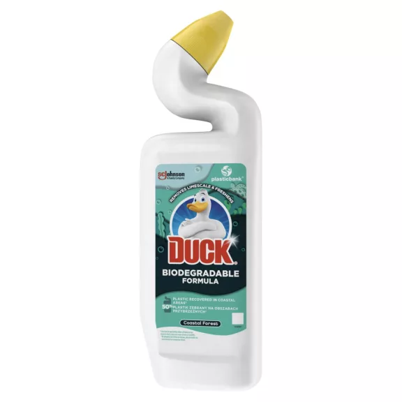 Duck Coastal Forest Biológiailag lebomló WC tisztító folyadék 750 ml Duck Coastal Forest Biológiailag lebomló WC tisztító folyadék 750 ml