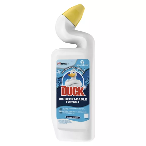 Duck Ocean Splash Biológiailag lebomló WC tisztító folyadék 750 ml Duck Ocean Splash Biológiailag lebomló WC tisztító folyadék 750 ml