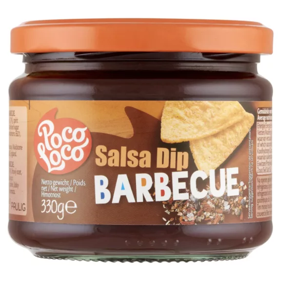 Poco Loco Barbecue Salsa szósz BBQ ízesítéssel 330 g Poco Loco Barbecue Salsa szósz BBQ ízesítéssel 330 g