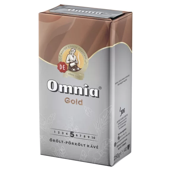Douwe Egberts Omnia Gold őrölt-pörkölt kávé 250 g Douwe Egberts Omnia Gold őrölt-pörkölt kávé 250 g