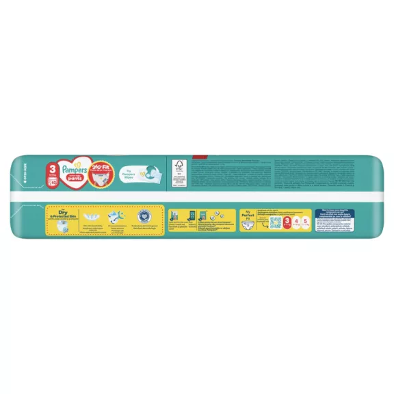 Pampers Active Baby Bugyipelenka 62 db 6-11 kg Méret 3