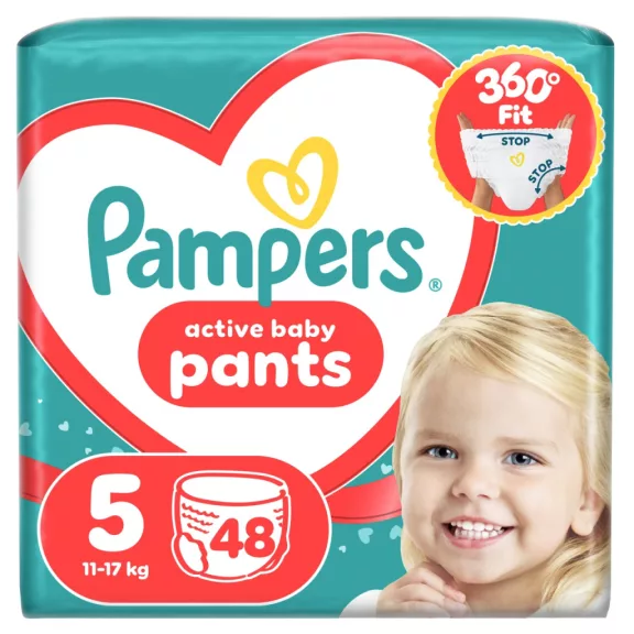 Pampers Active Baby Bugyipelenka 48 db 11-17 kg Méret 5