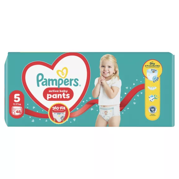 Pampers Active Baby Bugyipelenka 48 db 11-17 kg Méret 5