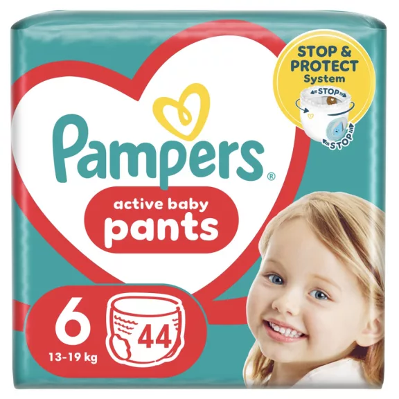 Pampers Active Baby Bugyipelenka 44 db 13-19 kg Méret 6