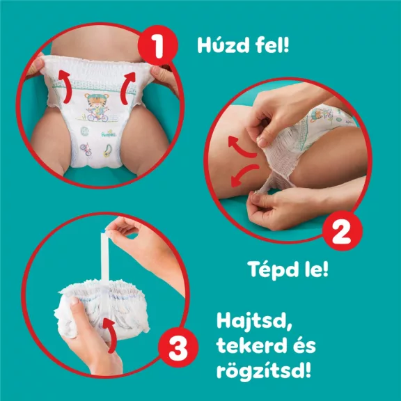 Pampers Active Baby Bugyipelenka 44 db 13-19 kg Méret 6