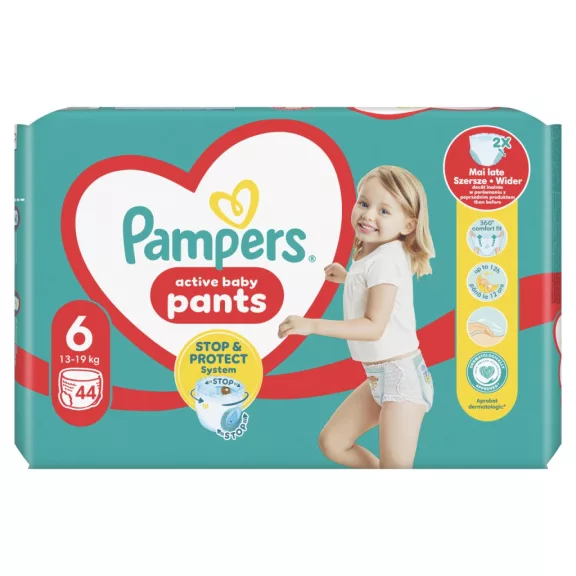 Pampers Active Baby Bugyipelenka 44 db 13-19 kg Méret 6