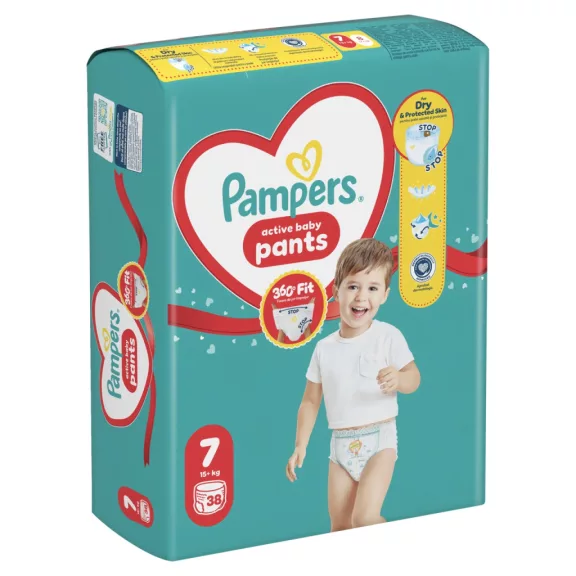 Pampers Active Baby Bugyipelenka 38 db 15+ kg Méret 7 Pampers Active Baby Bugyipelenka 38 db 15+ kg Méret 7