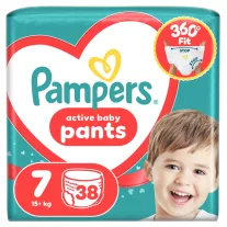 Pampers Active Baby Bugyipelenka 38 db 15+ kg Méret 7