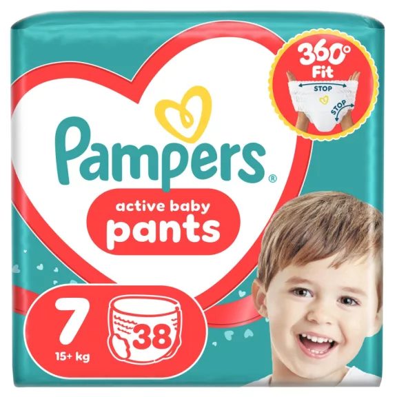 Pampers Active Baby Bugyipelenka 38 db 15+ kg Méret 7 Pampers Active Baby Bugyipelenka 38 db 15+ kg Méret 7