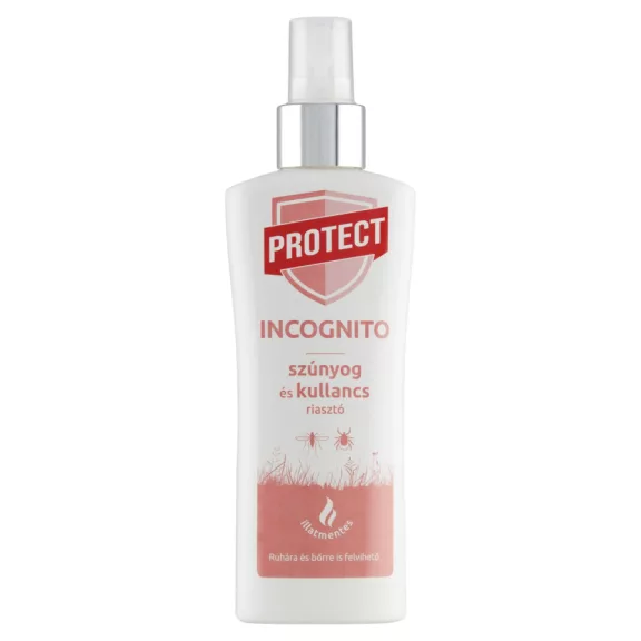 Protect Incognito illatmentes szúnyog- és kullancsriasztó permet 100 ml Protect Incognito illatmentes szúnyog- és kullancsriasztó permet 100 ml