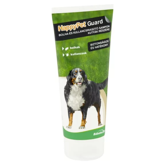 HappyPet Guard bolha- és kullancsriasztó sampon kutyák részére 200 ml HappyPet Guard bolha- és kullancsriasztó sampon kutyák részére 200 ml