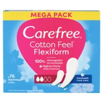   Carefree Cotton Feel Fresh Flexiform tisztasági betét friss illattal 76 db