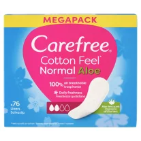   Carefree Cotton Feel Aloe Normal tisztasági betét aloe vera illattal 76 db