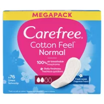   Carefree Cotton Feel Fresh Normal tisztasági betét friss illattal 76 db
