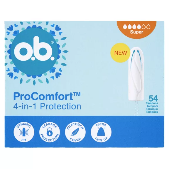 o.b. ProComfort Super tampon 54 db o.b. ProComfort Super tampon 54 db
