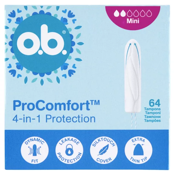 o.b. ProComfort Mini tampon 64 db o.b. ProComfort Mini tampon 64 db