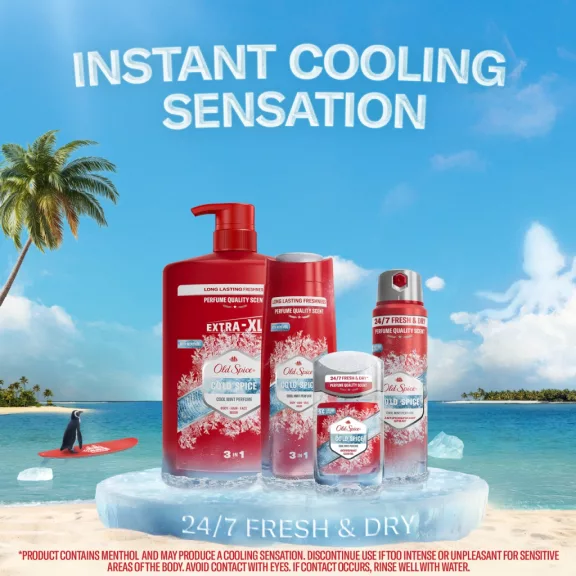 Old Spice Cold Spice 3in1 tusfürdő 400 ml Old Spice Cold Spice 3in1 tusfürdő 400 ml