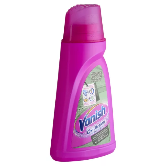 Vanish Oxi Action Extra Hygiene antibakteriális fertőtlenítő és folteltávolító folyadék 940 ml Vanish Oxi Action Extra Hygiene antibakteriális fertőtlenítő és folteltávolító folyadék 940 ml