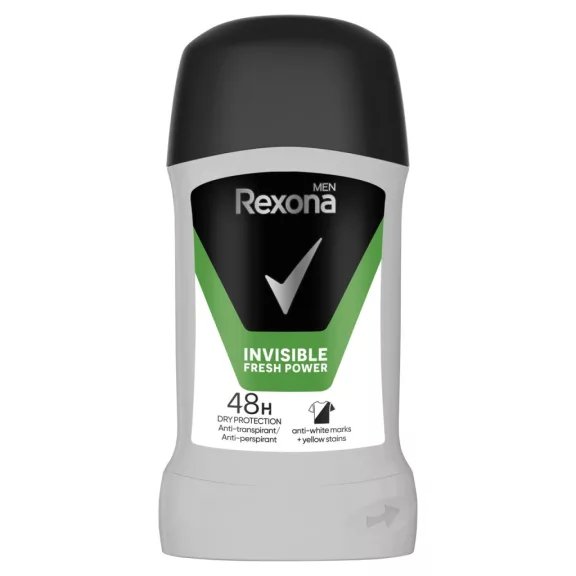 Rexona Men Invisible Fresh Power izzadásgátló stift 50 ml Rexona Men Invisible Fresh Power izzadásgátló stift 50 ml