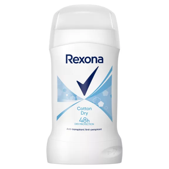 Rexona Cotton Dry női izzadásgátló stift 50 ml Rexona Cotton Dry női izzadásgátló stift 50 ml