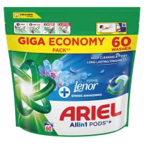 Ariel Allin1 PODS +Touch of Lenor Spring Awakening mosókapszula 60 db Giga Economy