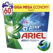 Ariel Allin1 PODS +Touch of Lenor Spring Awakening mosókapszula 60 db Giga Economy