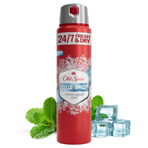 Old Spice Cold Spice férfi izzadásgátló spray –5°C hűsítő hatás Old Spice Cold Spice férfi izzadásgátló spray –5°C hűsítő hatás