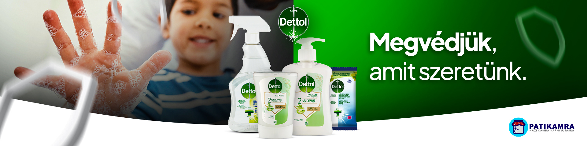A Dettol egy több mint 90 éves, vezető márka a baktériumok elleni védelemben és a családok egészségének megőrzésében.